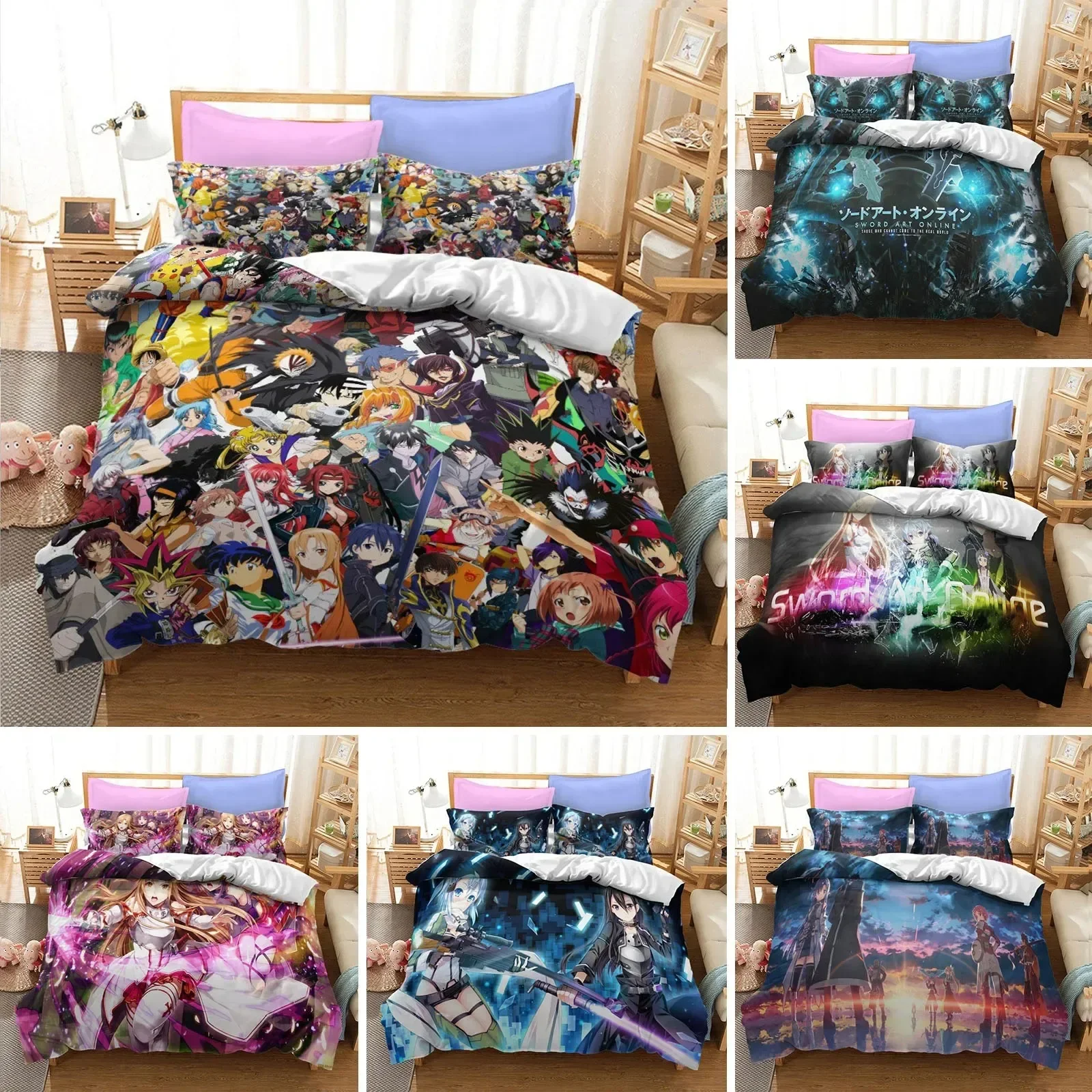Home Textiles Online - Anime Sword Art Online Bedding Set