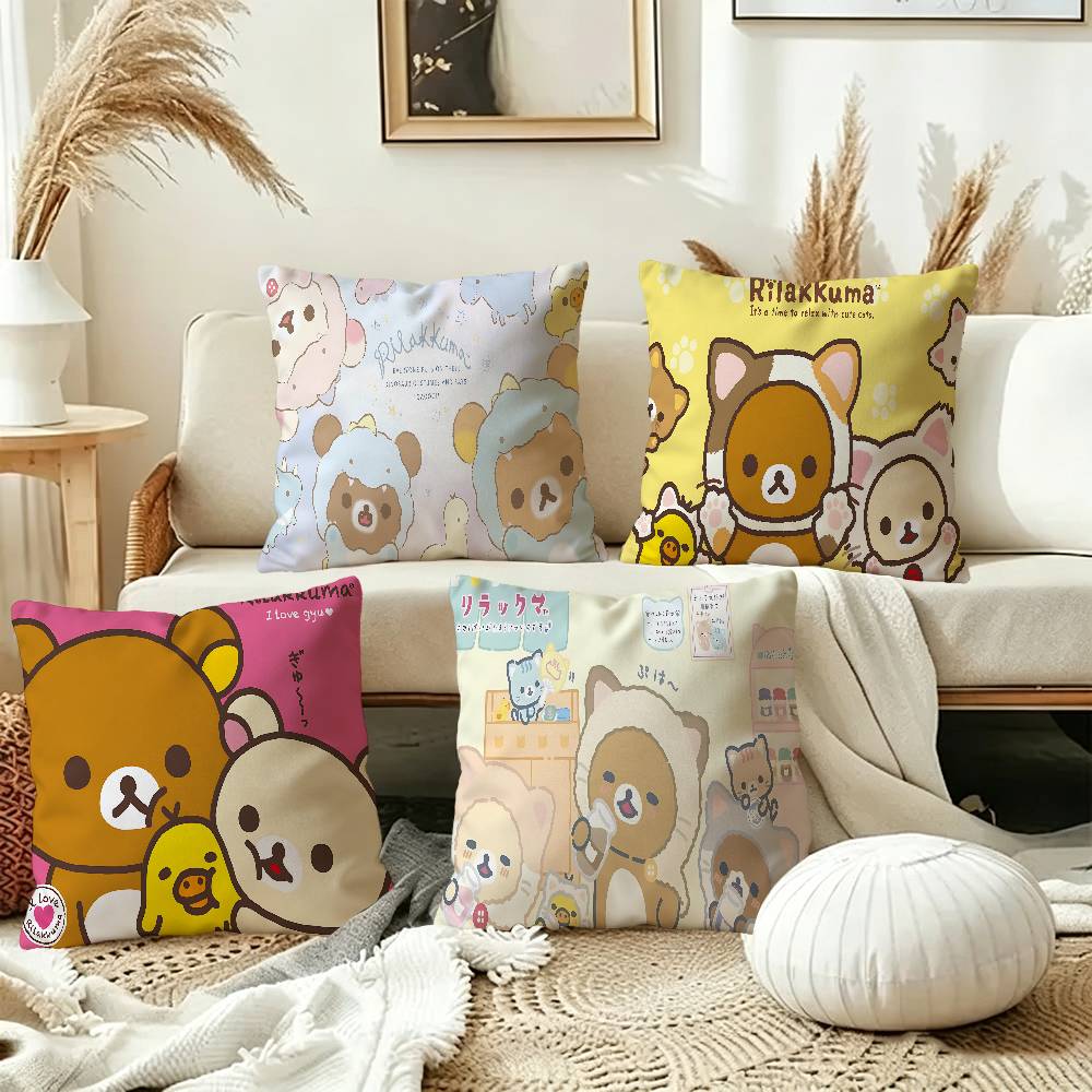 Home Textiles And Furnishing - Cute Rilakkuma Pillow Gifts Home Office