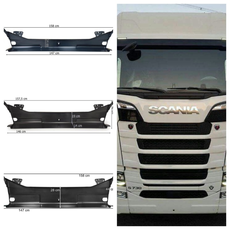 P & C Home Textiles Usa - for Scania Central Bumper Accessories OE