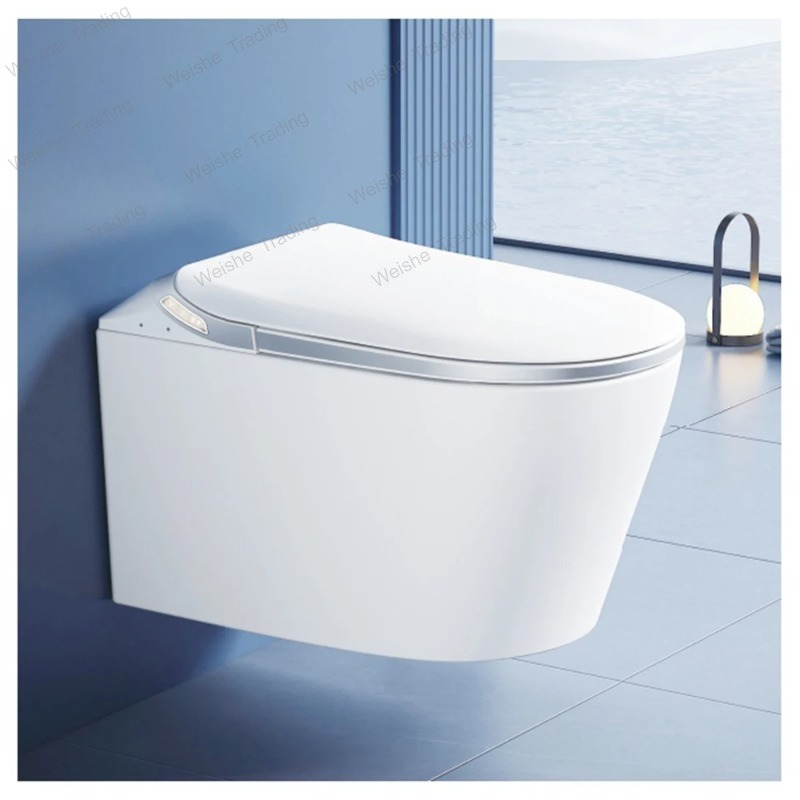 P & C Home Textiles Usa - Luxury P-trap Wall Hung Intelligent WC