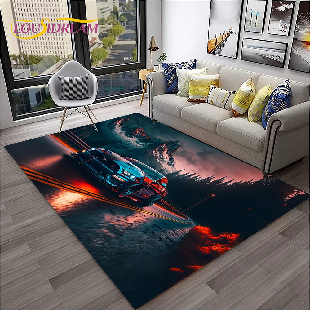 Home Textiles Online - Classics Ford GTR Mustang Car Carpet