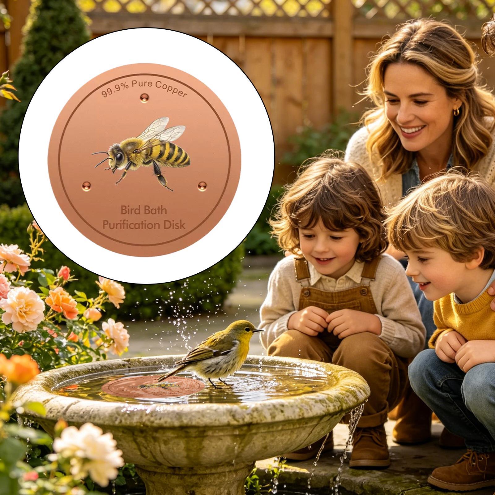 10cm Bee P attern Bird Bath Di - P & C Home Textiles Usa ulasan dan harga