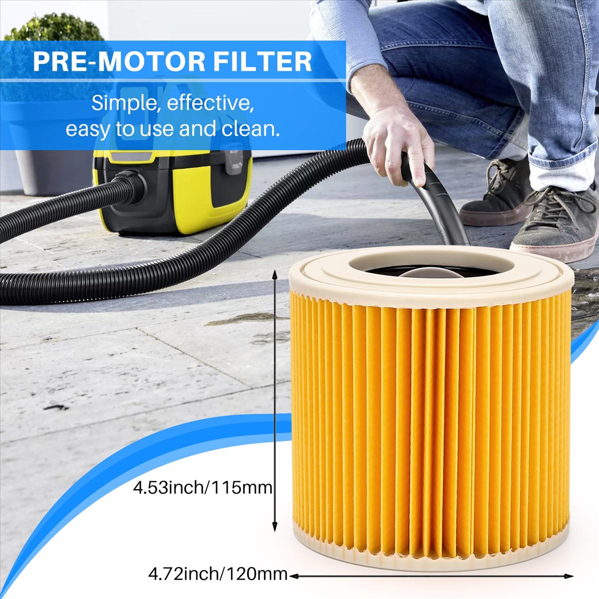 YDSC 2 Pcs Cartridge Filter fo - P & C Home Textiles Usa ulasan dan harga
