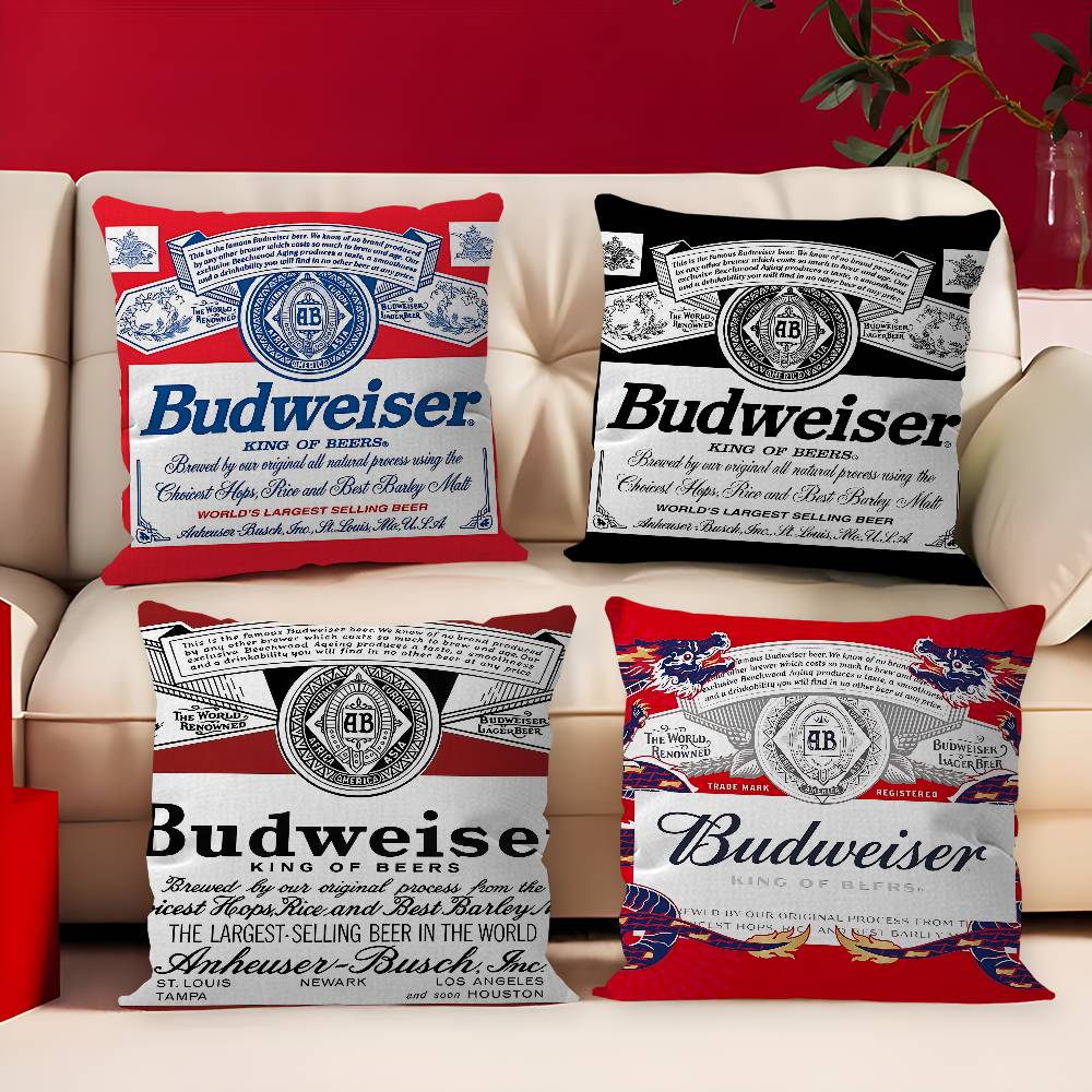 King Of Beer B-Budweiser Pillo - Home Textiles And Furnishing ulasan dan harga