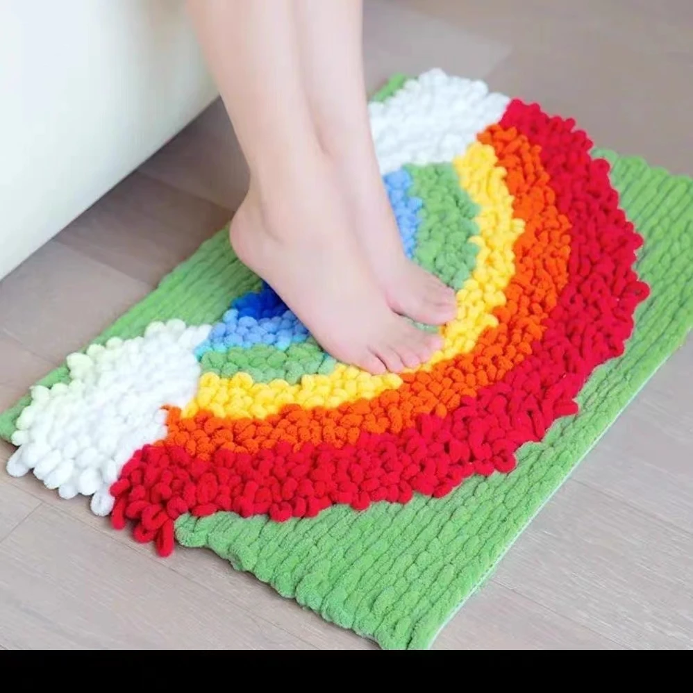 100g/Ball Finger Loop Yarn Thr - Throw Blanket Chunky Knit ulasan dan harga
