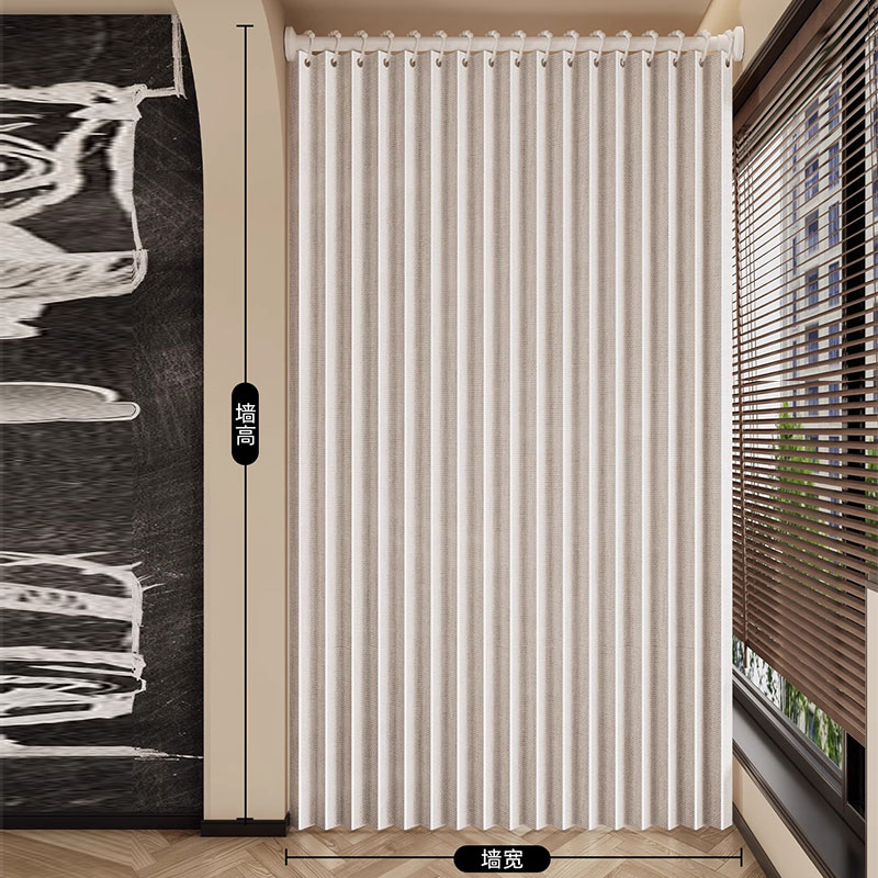 Collapsible Folding Accordion  - Home Textiles Curtains ulasan dan harga
