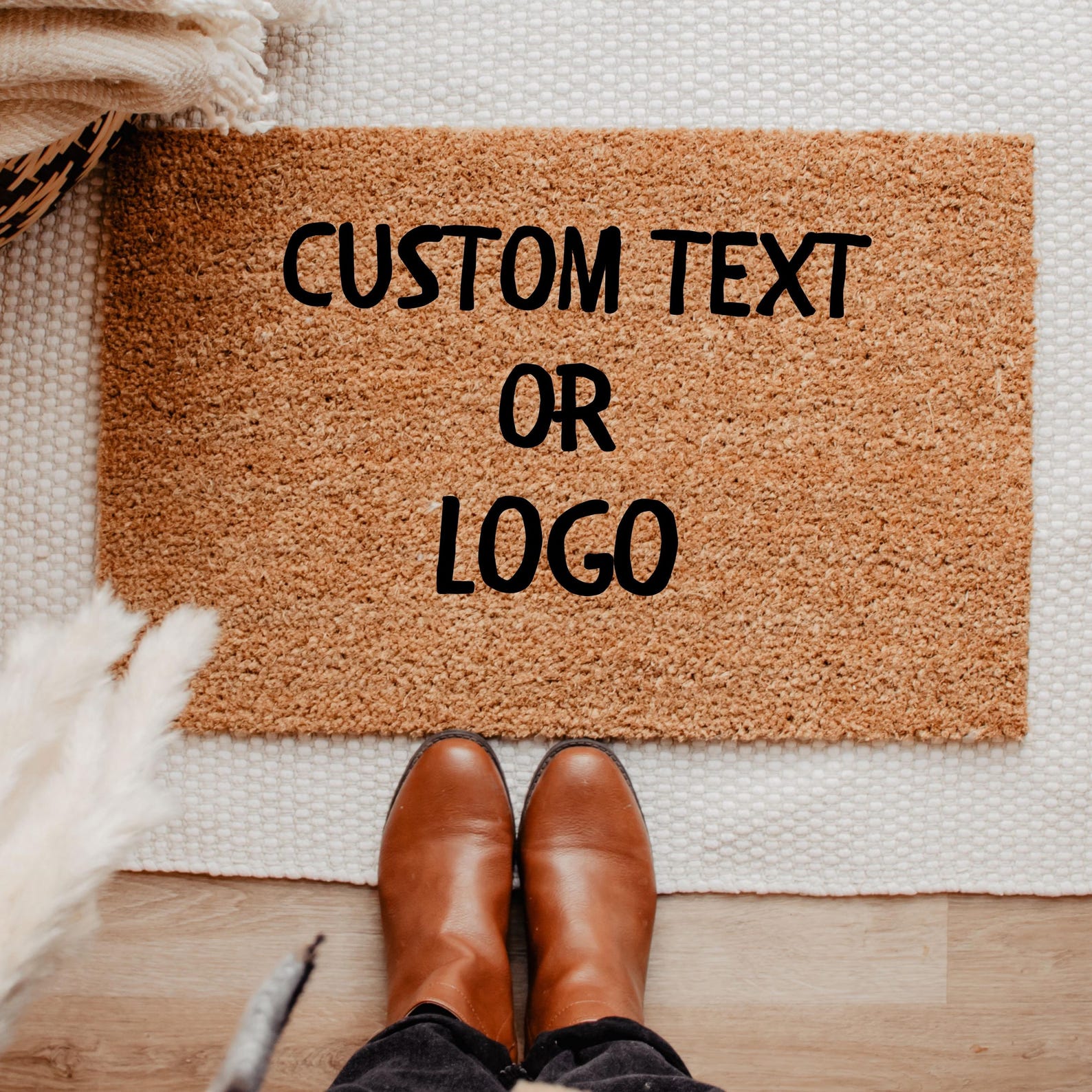 Brush Door Mat Personalised Fr - Your Home Textiles ulasan dan harga