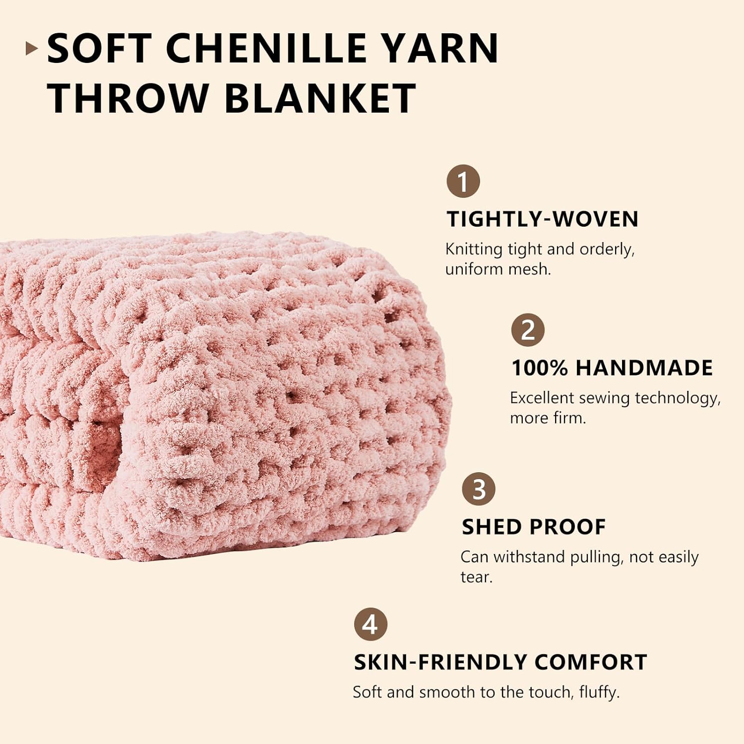 Chunky Knit Blanket Throw Chen - Throw Blanket Chunky Knit ulasan dan harga