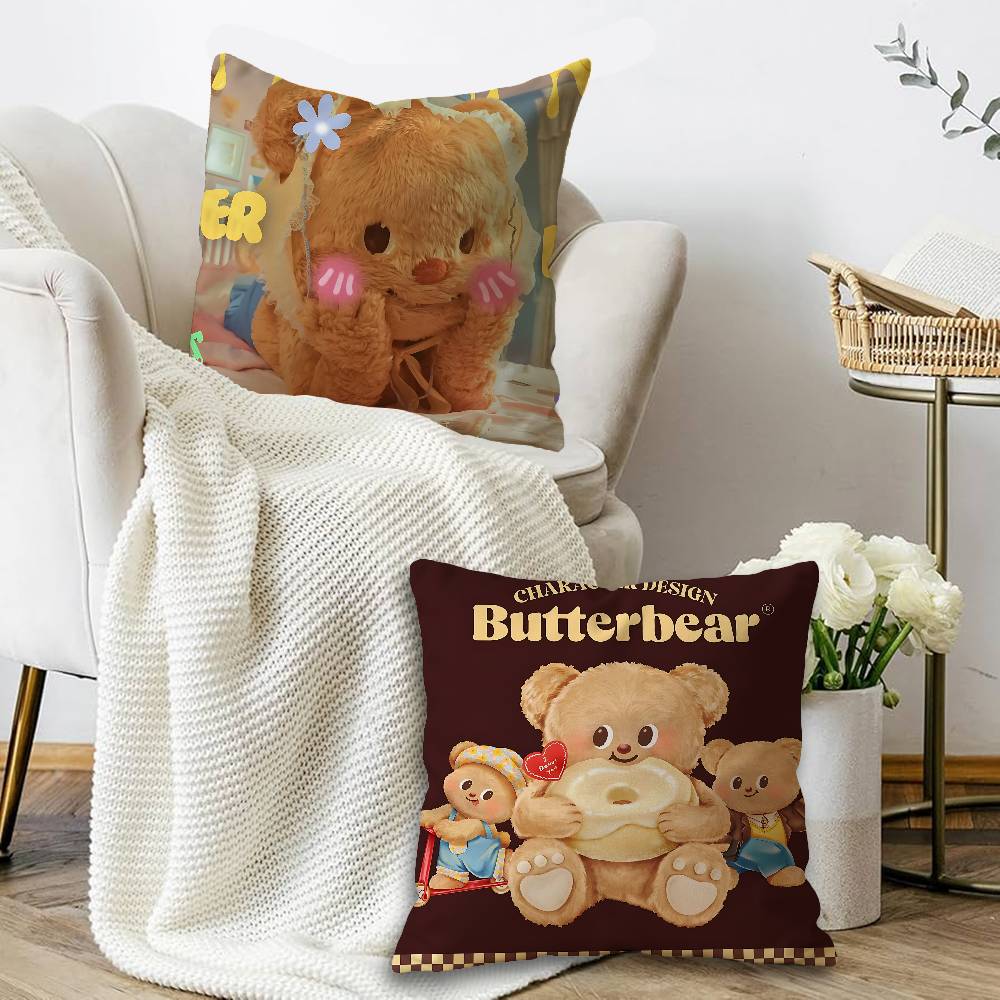 Cute B-butter Bear Pillow Gift - Home Textiles And Furnishing ulasan dan harga