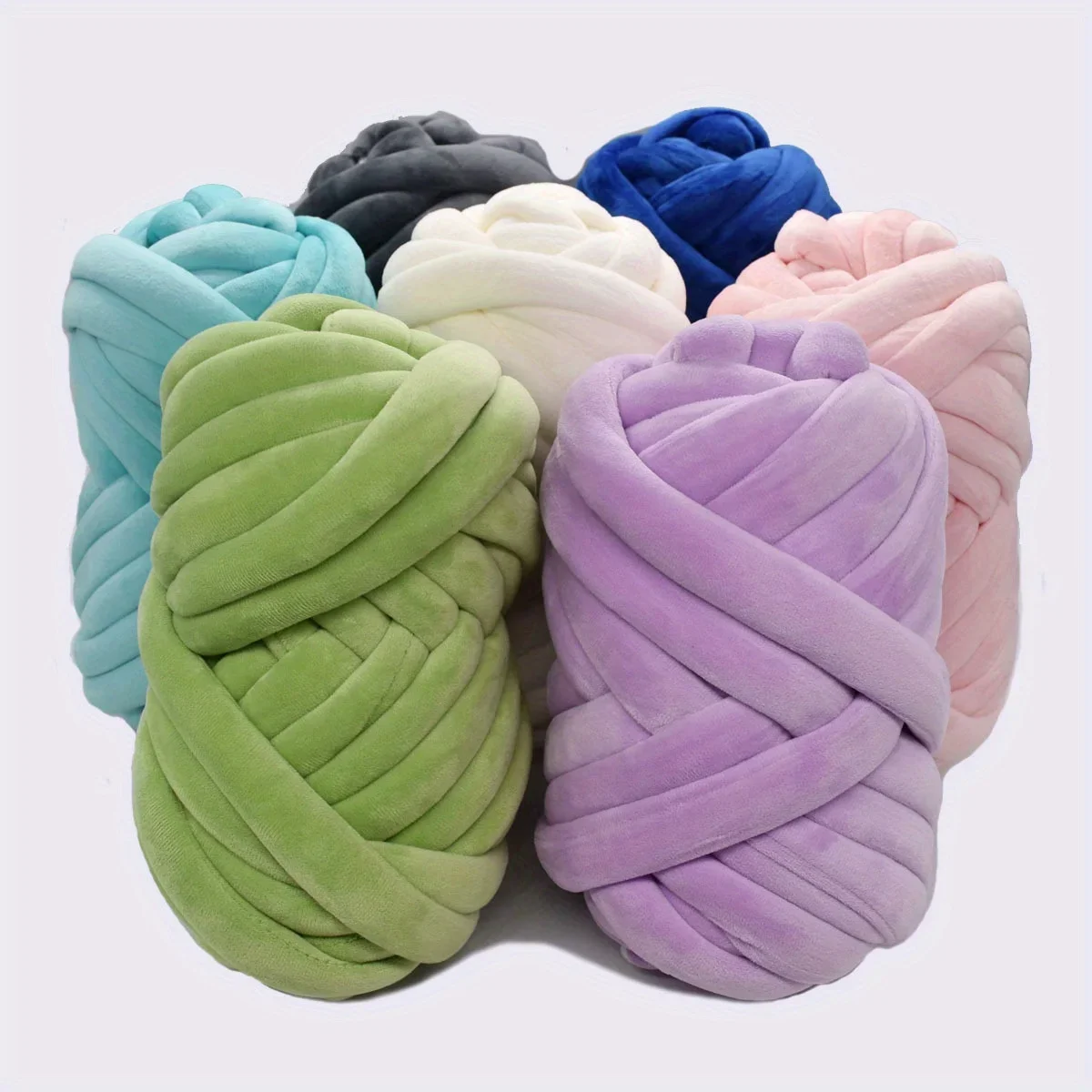 1pc Giant Soft Chunky Yarn - V - Throw Blanket Chunky Knit ulasan dan harga