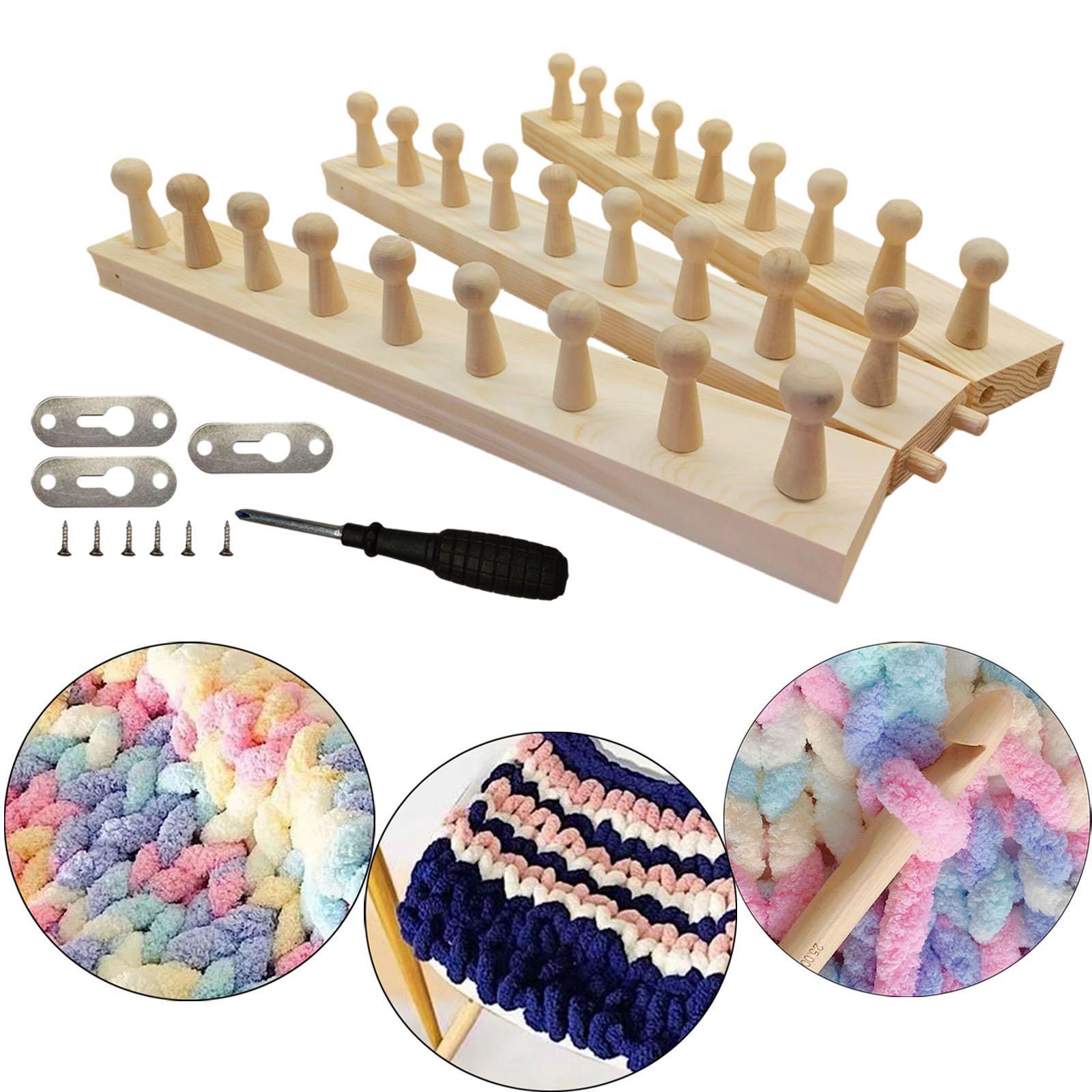 Adjustable Blanket Knitting Lo - Throw Blanket Chunky Knit ulasan dan harga