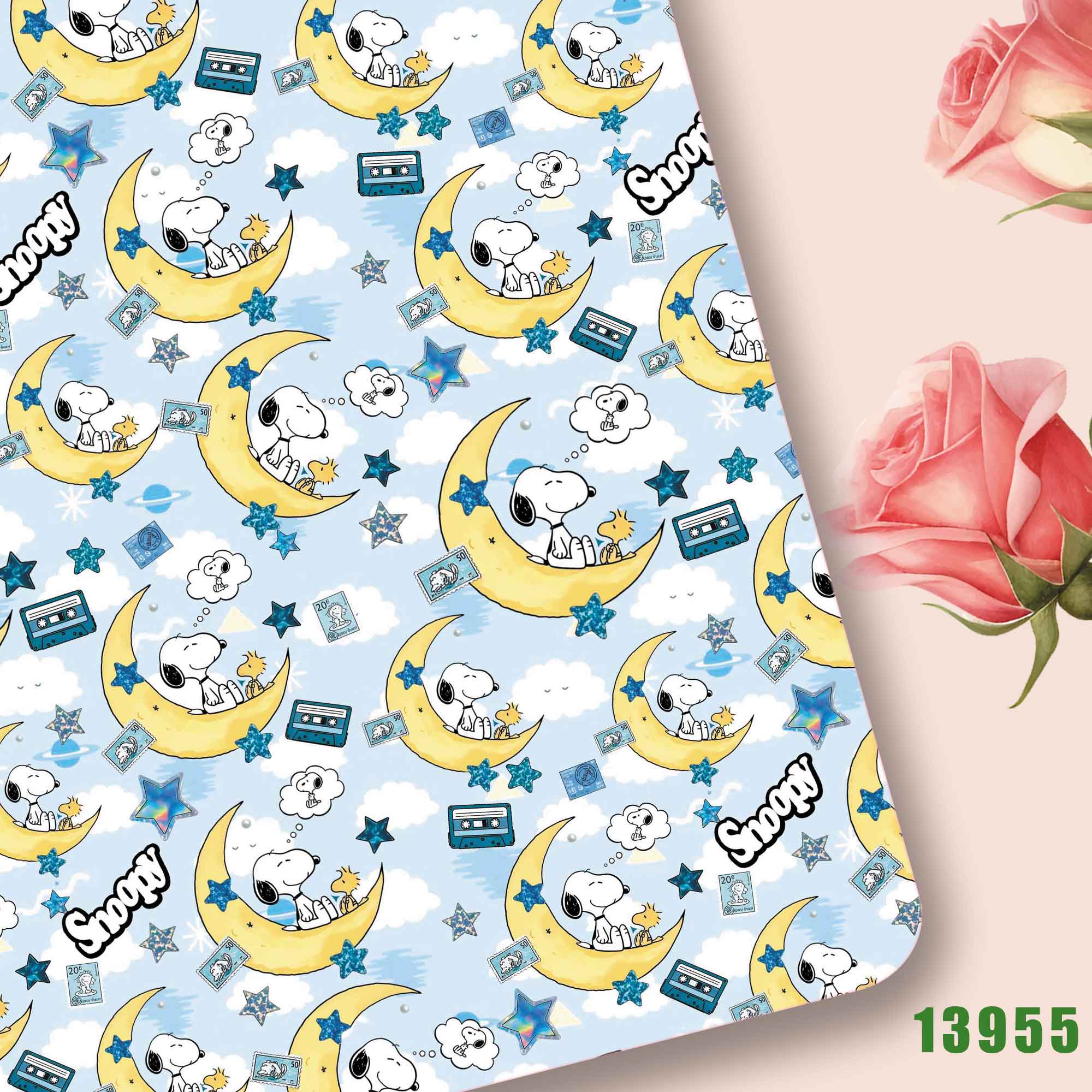 TAKARA TOMY Snoopy fabric140x5 - Home Textiles Curtains ulasan dan harga
