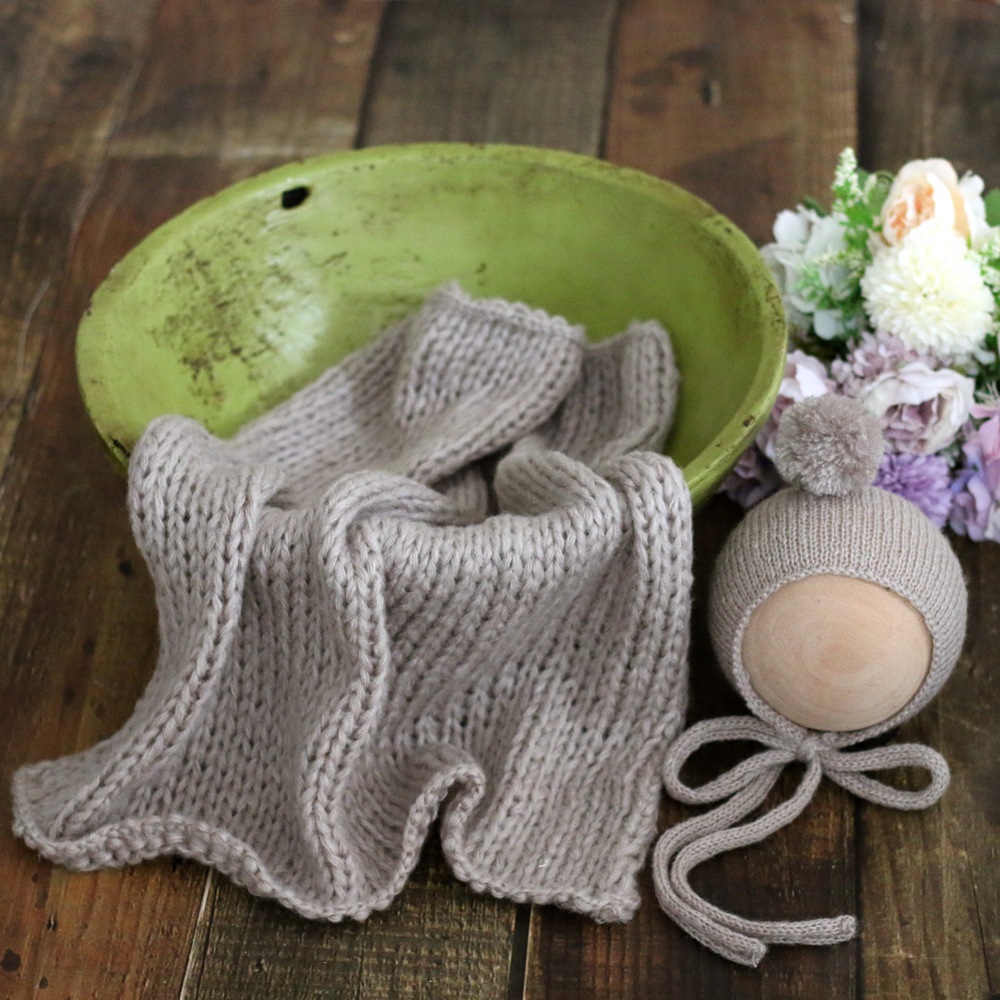 Mohair Knitted Baby Blanket wi - Throw Blanket Chunky Knit ulasan dan harga